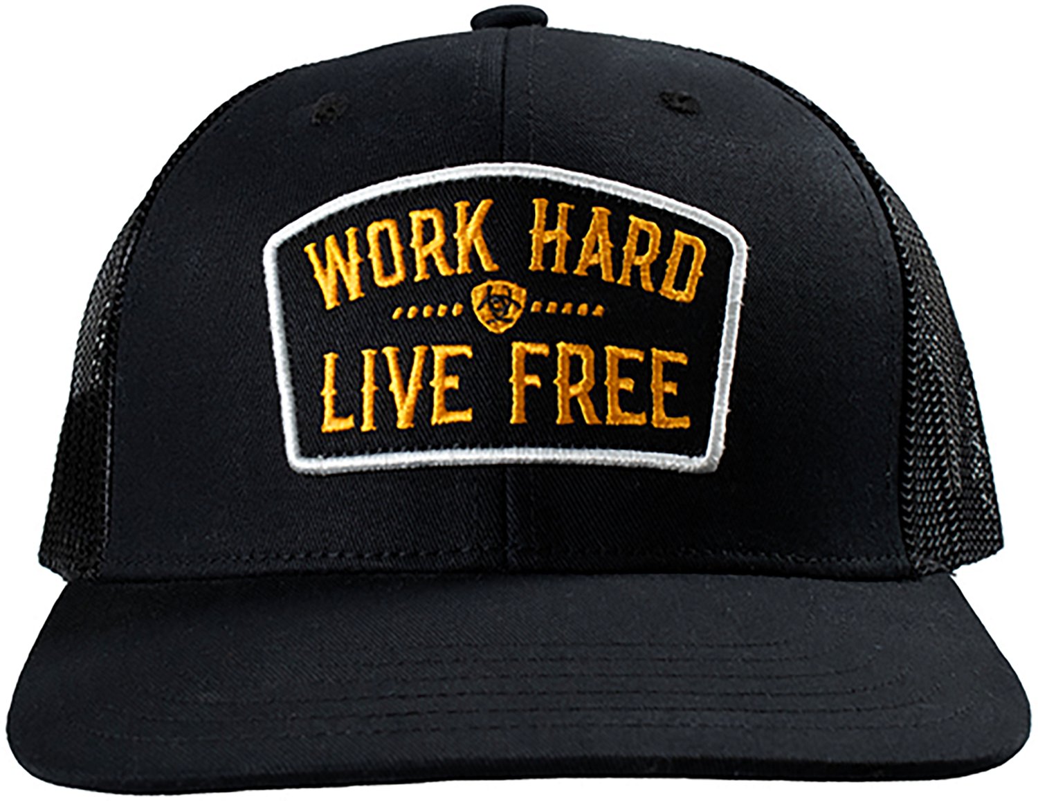 Ariat Men's Work Hard Live Free Patch Cap - view number 3
