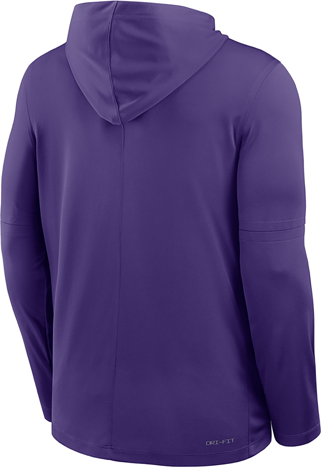 Nike Men's LSU Dri-FIT Team Over Logo LWT Long Sleeve Hoodie Top - view number 3