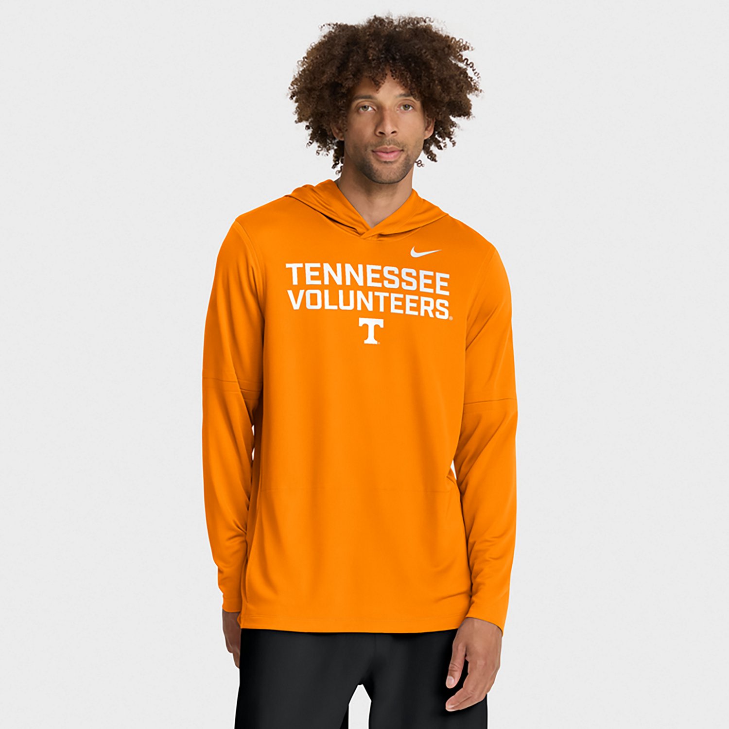 Nike Men's Tennessee Dri-FIT Team Over Logo LWT Long Sleeve Hoodie Top - view number 4