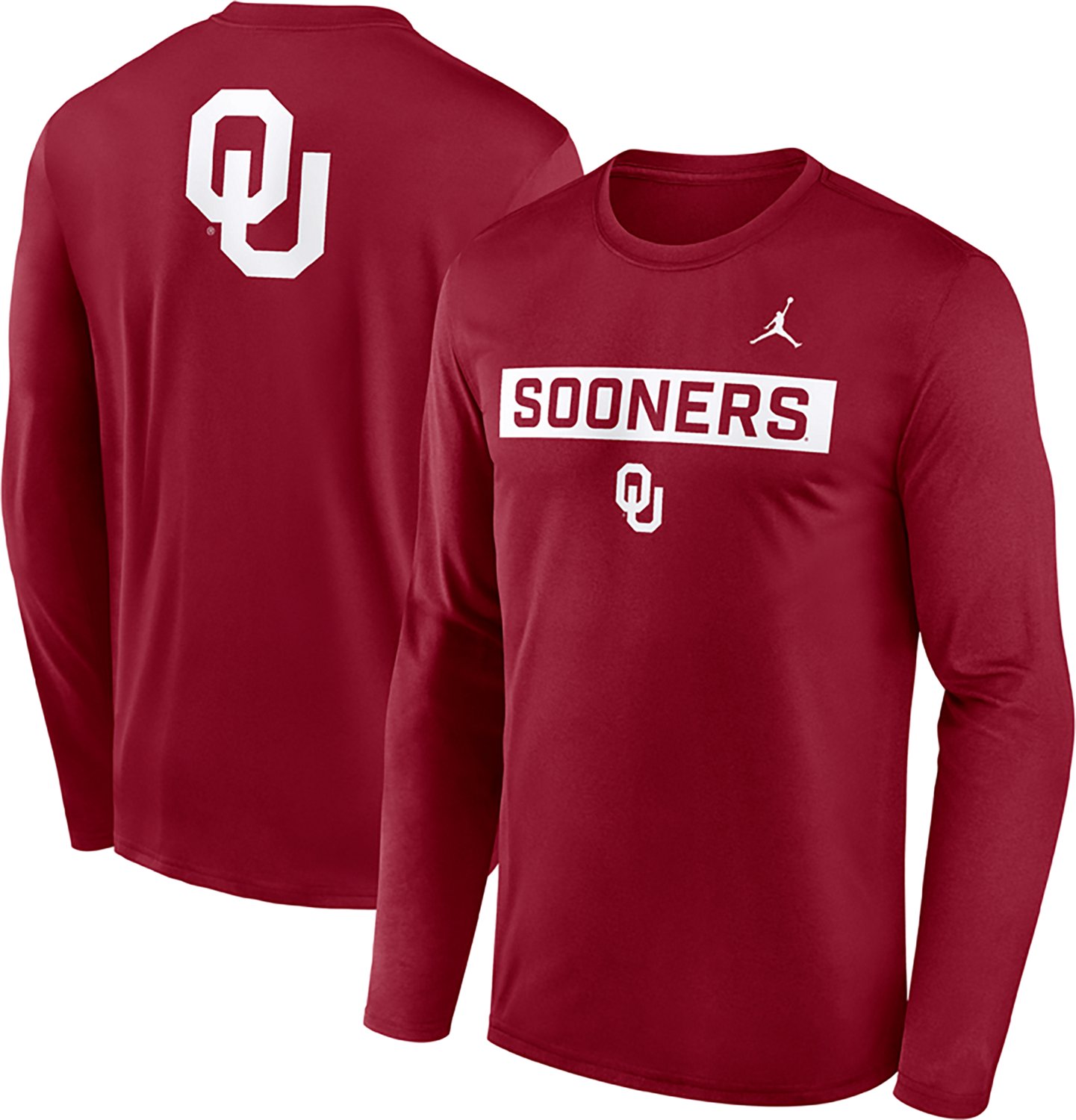 Jordan Men's Oklahoma Legend 2 Hit Long Sleeve T-shirt - view number 2
