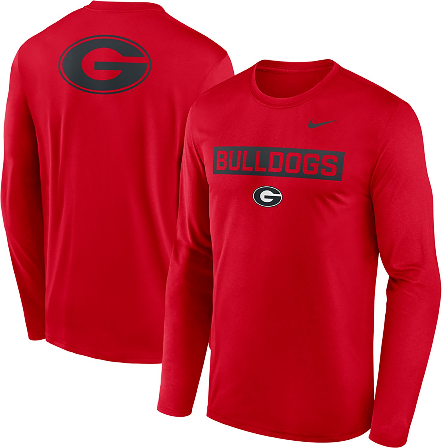 Nike Men's Georgia Legend 2 Hit Long Sleeve T-shirt - view number 3