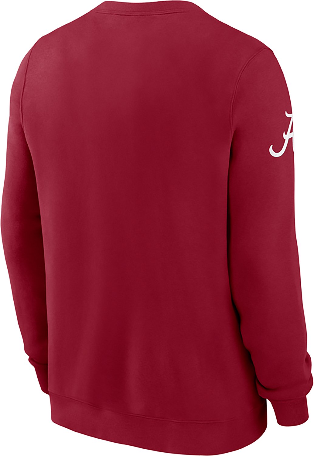 Nike Men's Alabama Block Team Fleece Club Crew Sweatshirt - view number 3