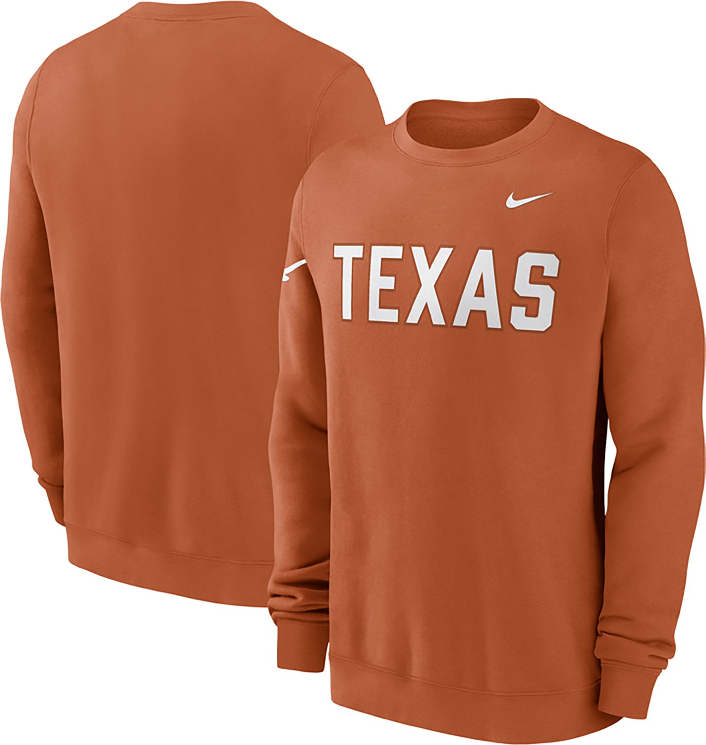 Nike Men's Texas Block Team Fleece Club Crew - view number 1
