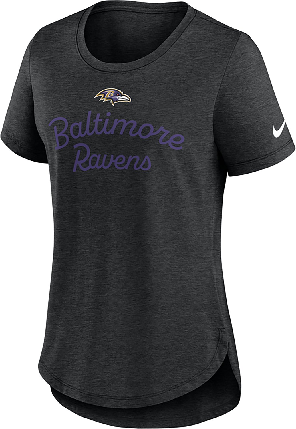 Nike Women's Ravens Triblend Fashion Top - view number 2