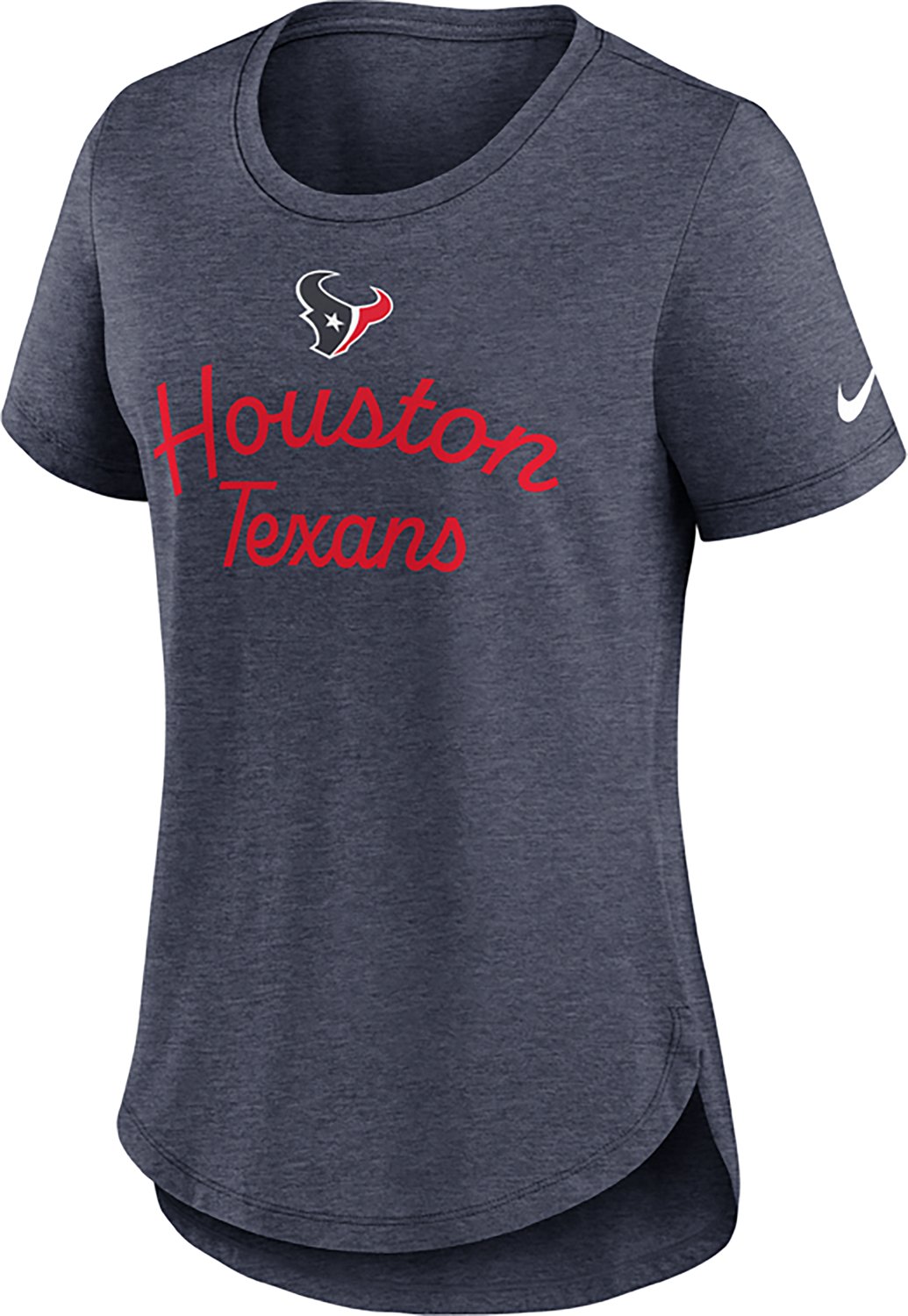 Nike Women's Houston Texans Triblend Fashion Graphic T-shirt - view number 2