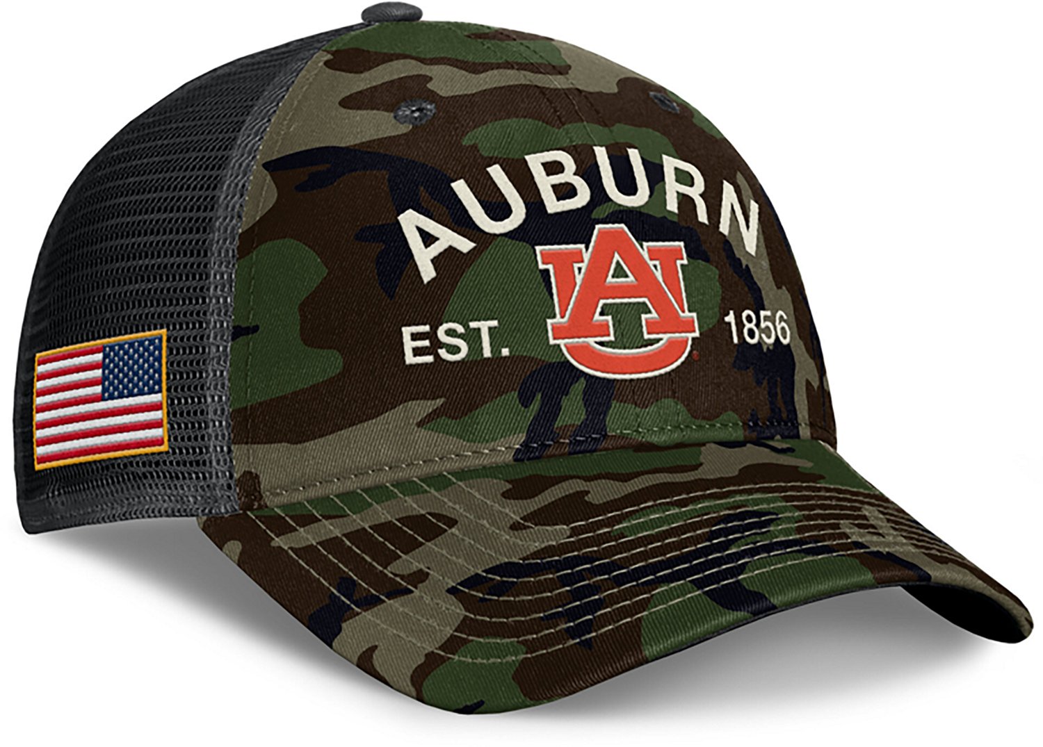 Nike Men's Auburn Military Appreciation Rise Structured Trucker Cap - view number 3
