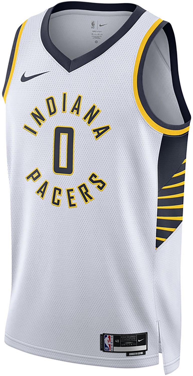 Nike Men's Indiana Pacers Tyrese Haliburton Association Swingman Jersey - view number 2