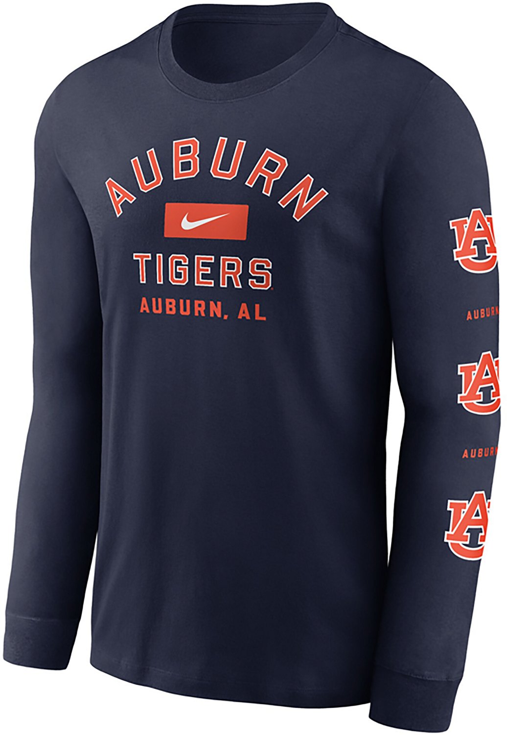 Nike Men's Auburn 2 Hit Classic Location Long Sleeve T-shirt - view number 2