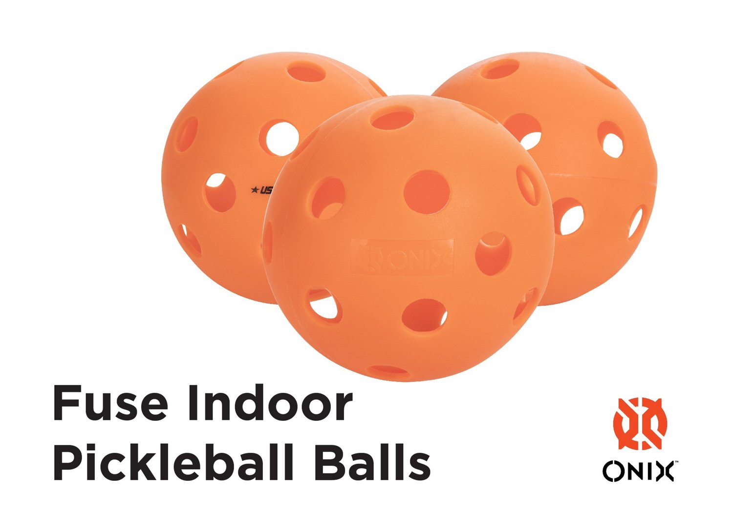 Onix Fuse Indoor Pickleball Balls 3-Pack - view number 3