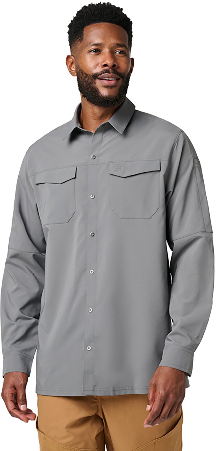 エンフォルドSOLID-ARM SHIRT ソリッドアームシャツ38 ENFOLD(エンフォルド)｜HALF-SLEEVES BOX SHIRT/グレー の通販