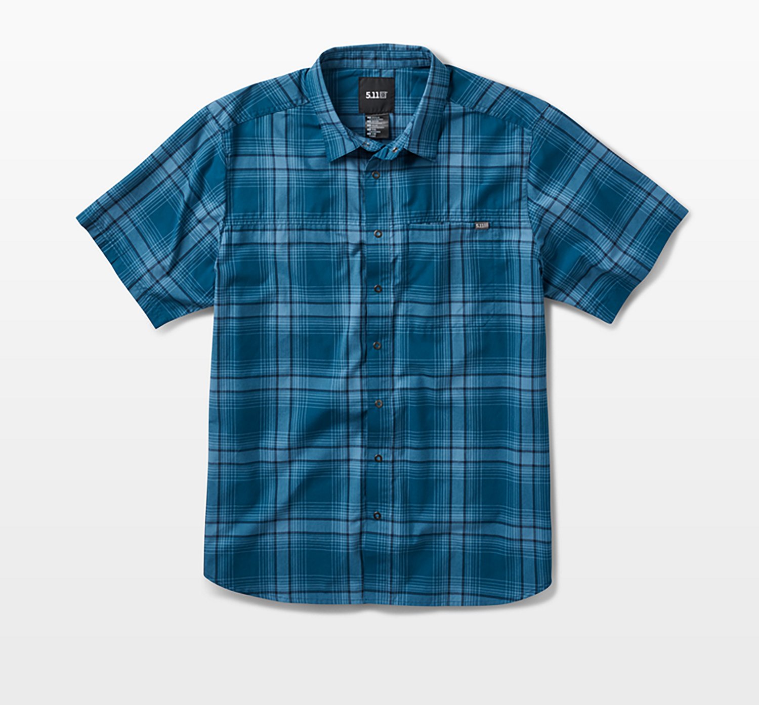5.11 Men's Wyatt Short Sleeve Plaid Shirt - view number 2