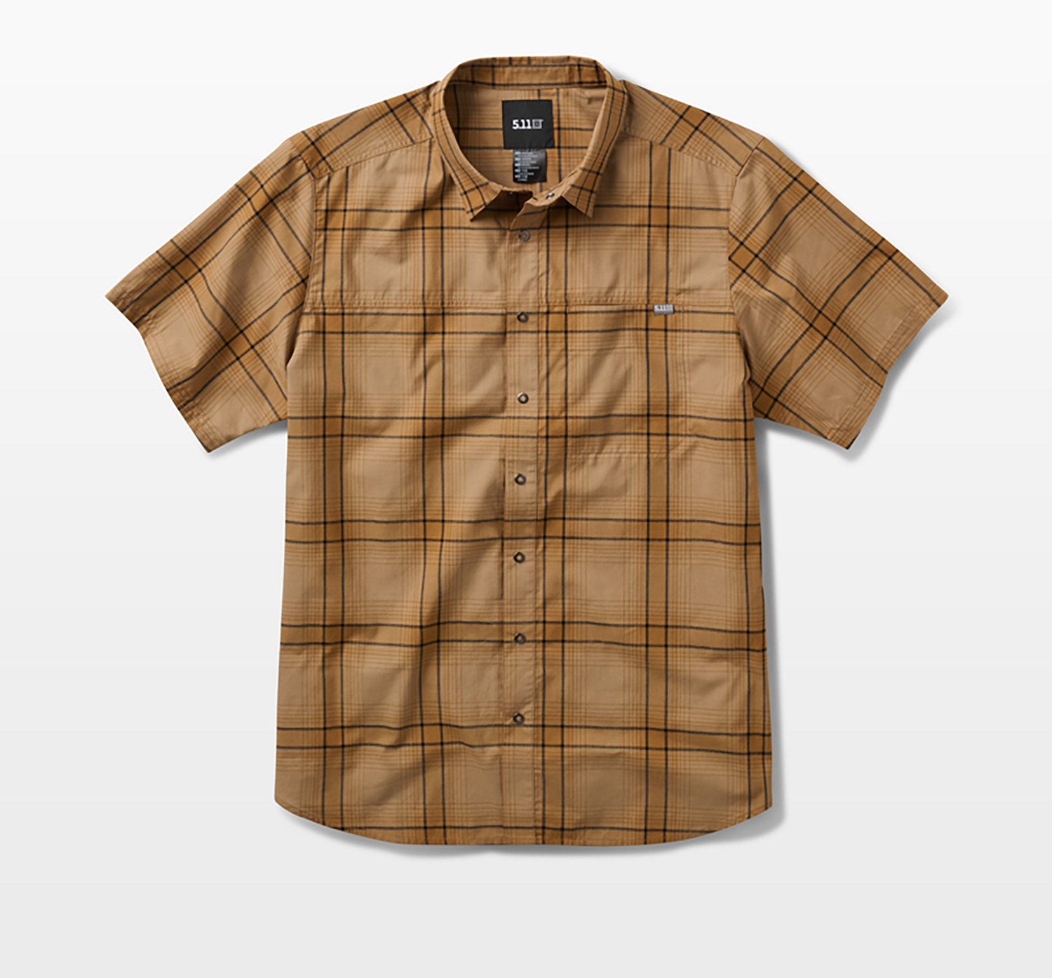 5.11 Men's Wyatt Short Sleeve Plaid Shirt - view number 2