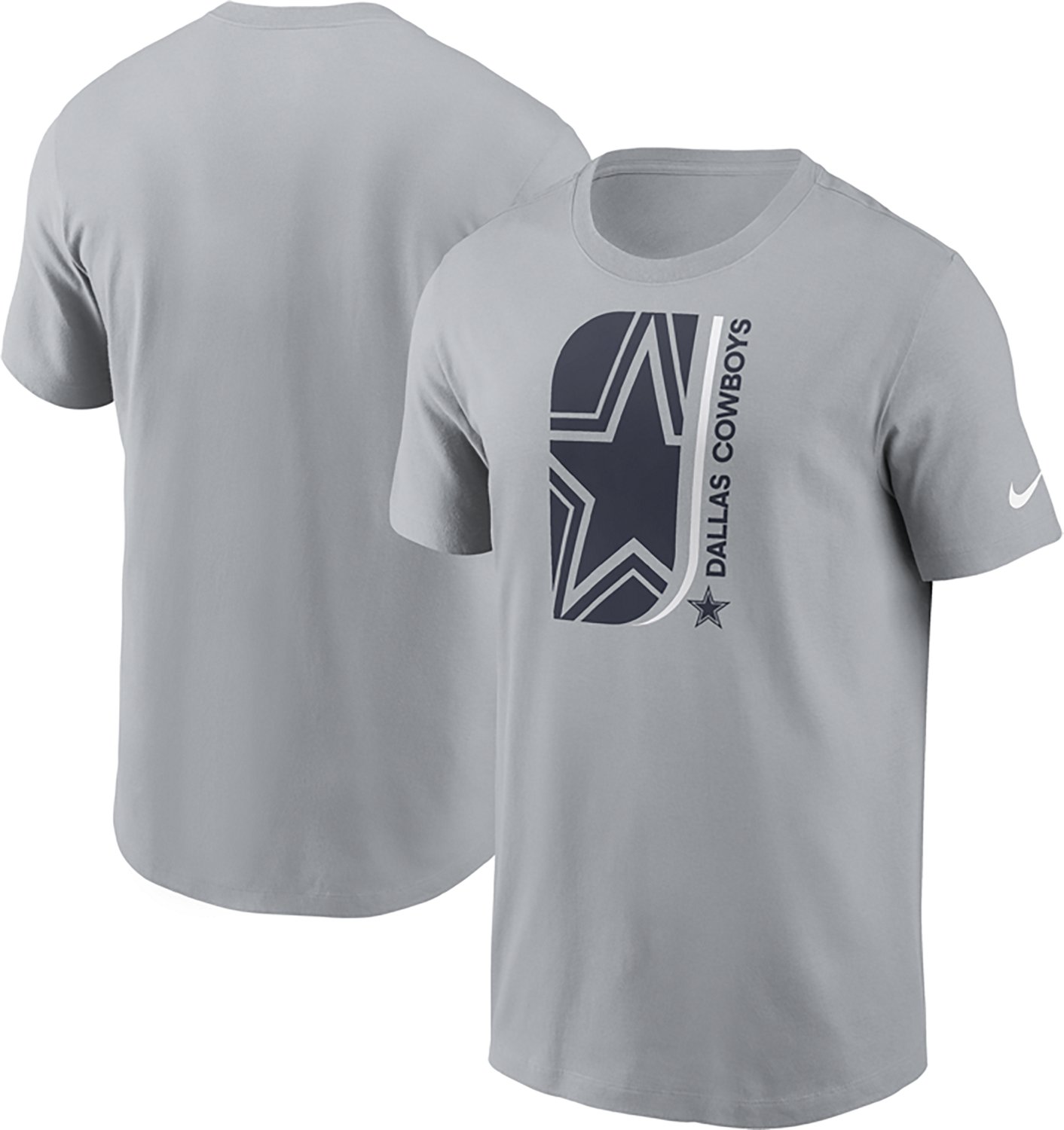 Nike Men's Dallas Cowboys Lockup Essential Short Sleeve T-shirt - view number 3