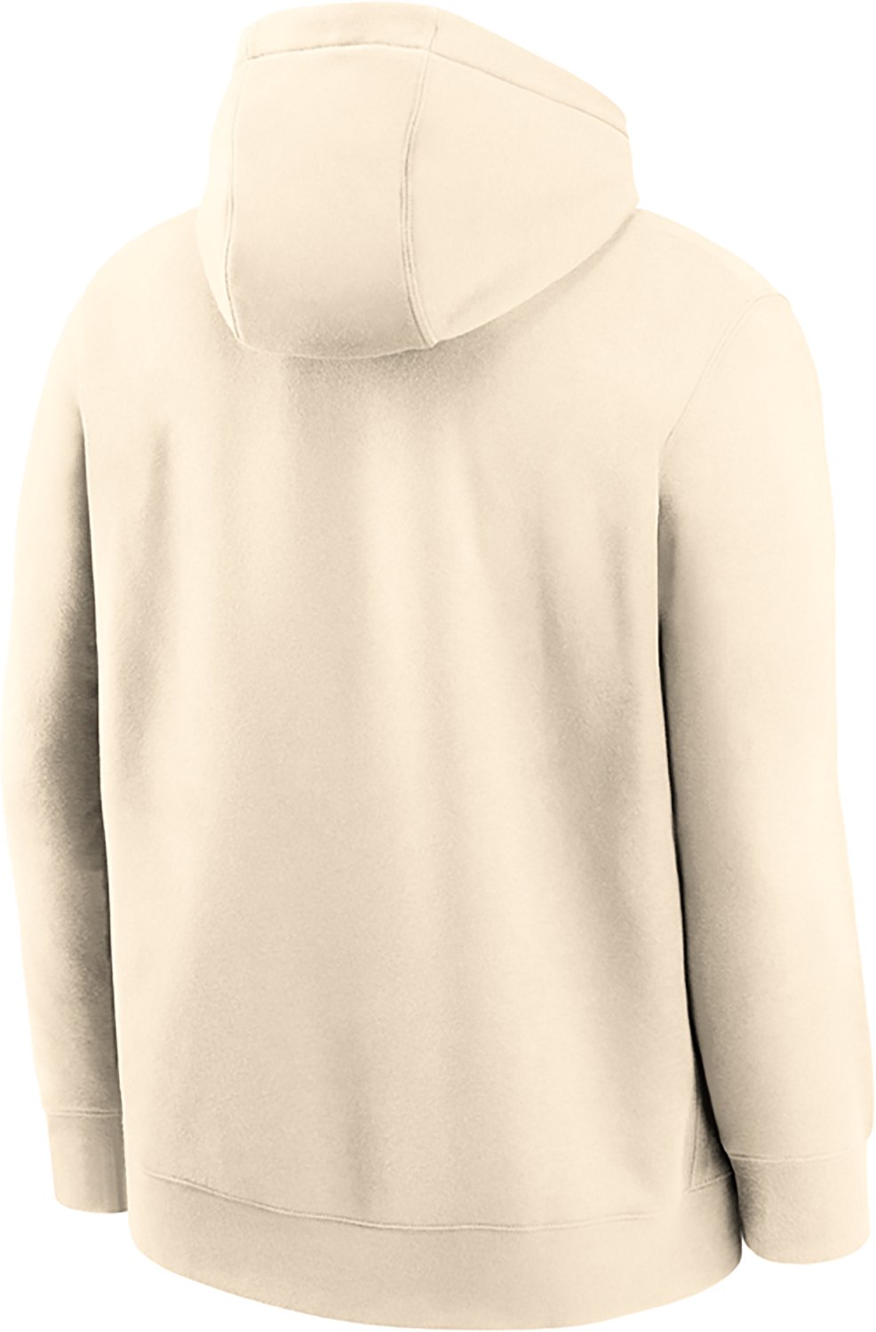 Jordan Men's UNC Primary Logo Natural Club Fleece Hoodie - view number 3