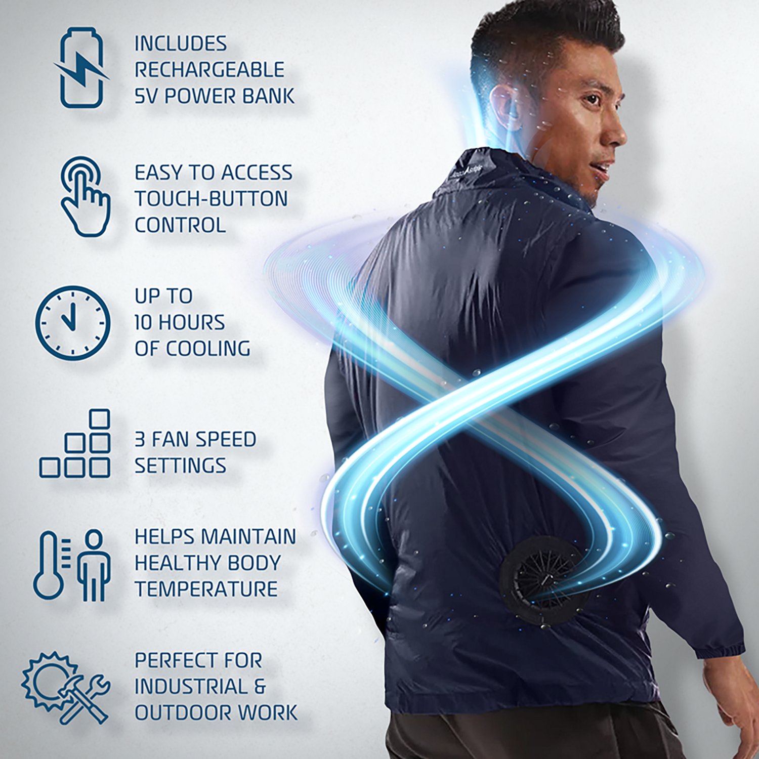 AlphaCool AirJacket Cooling Fan Jacket - view number 3