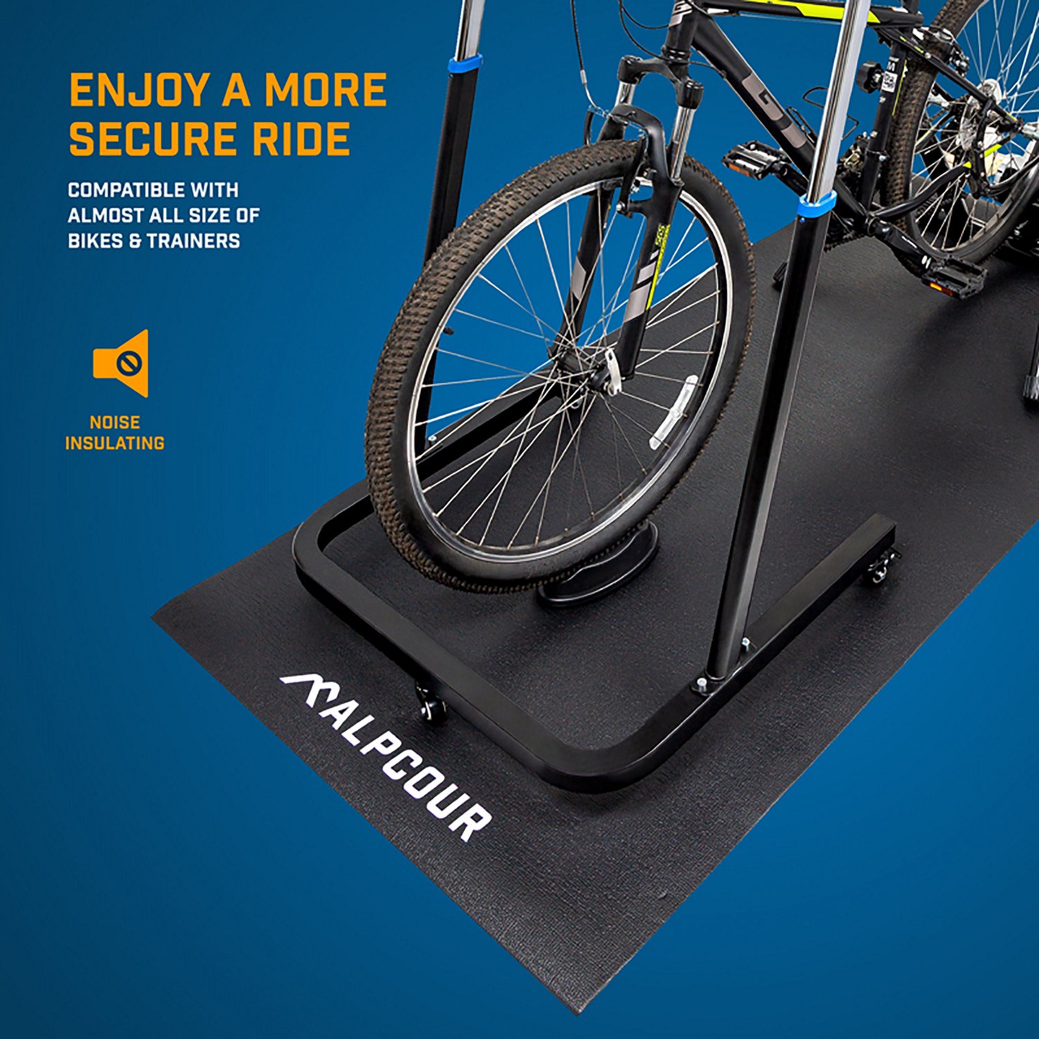 Alpcour 36 x 78 in. Bike Trainer Mat - view number 5