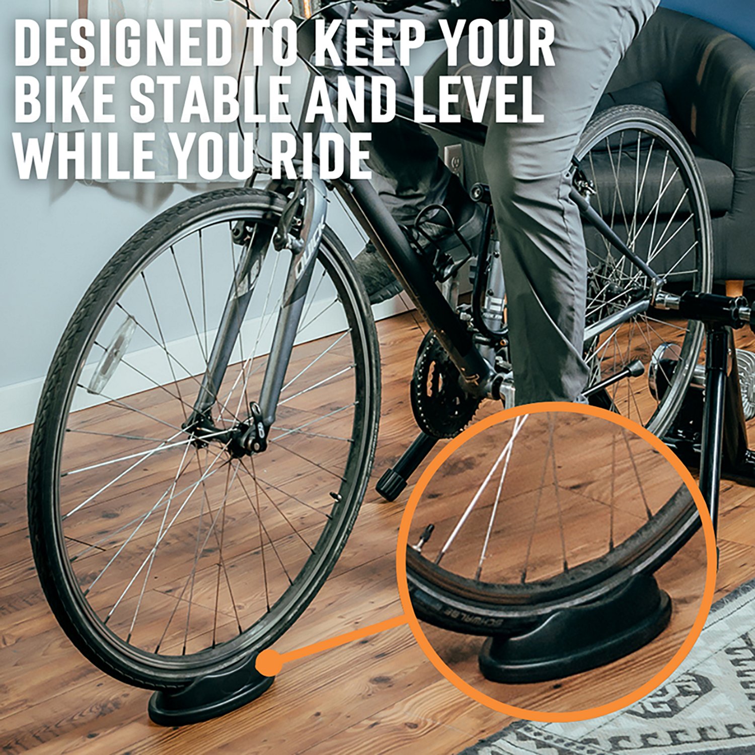 Alpcour Bike Trainer Front-Wheel 1-Tier Riser Block - view number 8