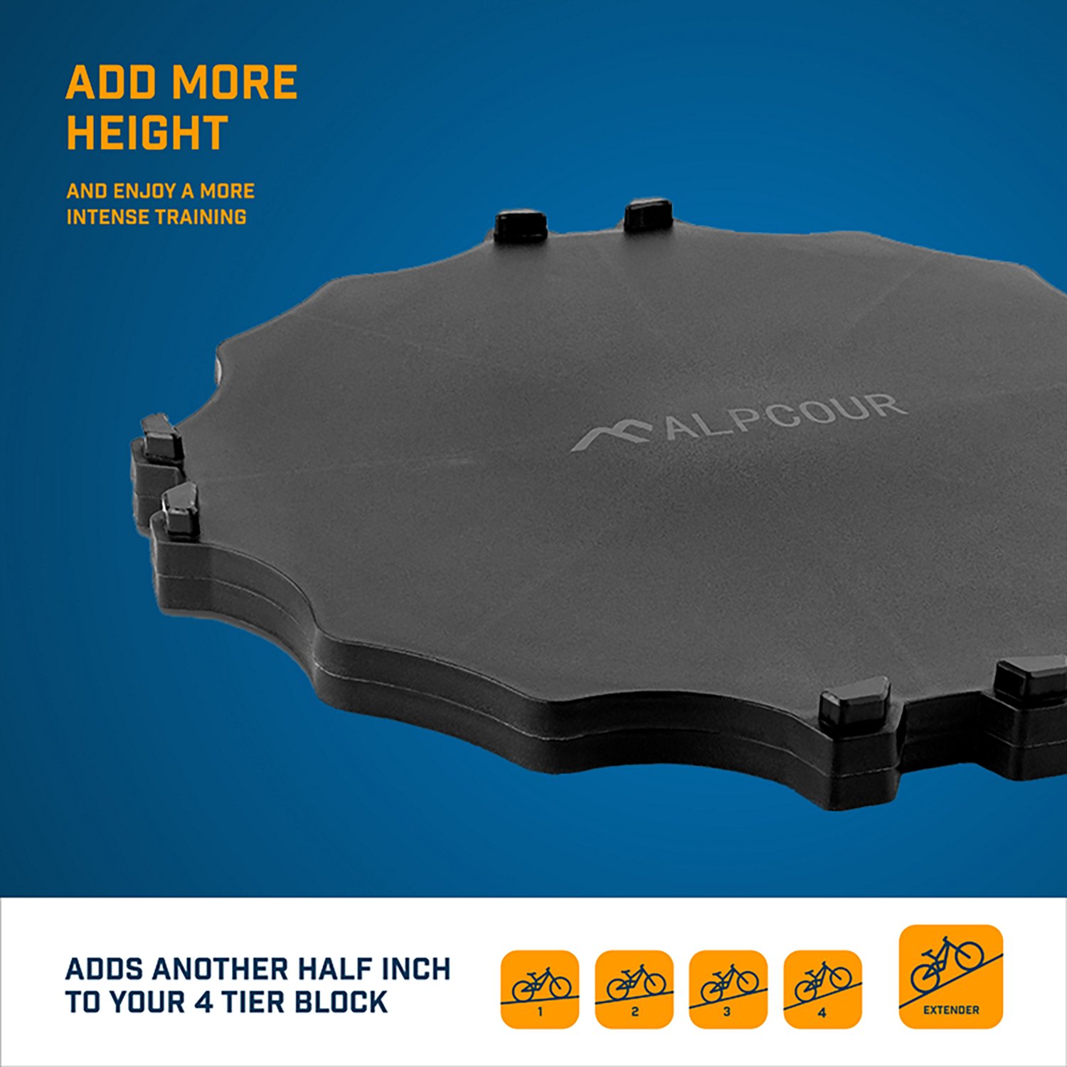 Alpcour Bike Trainer 4-Tier Riser Block Extender - view number 3