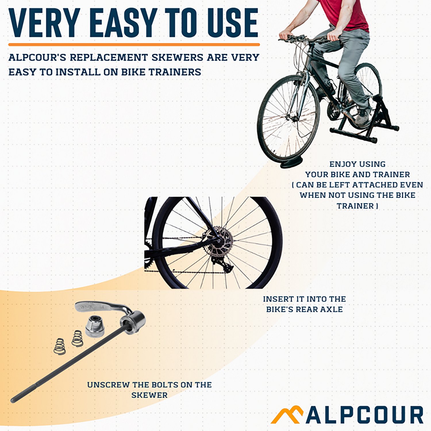 Alpcour Bike Trainer Stand Skewer - view number 6