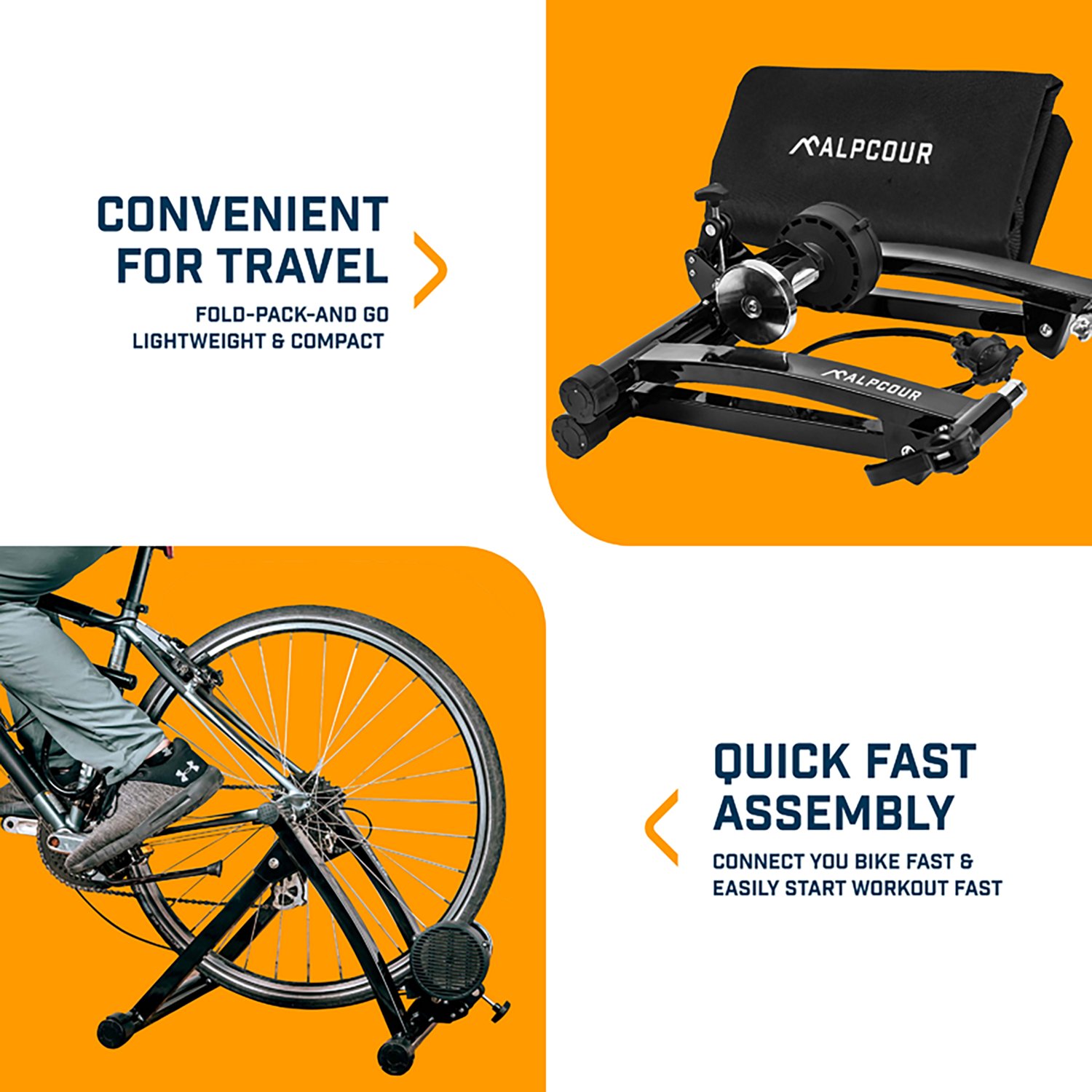 Alpcour Bike Trainer Stand - view number 4