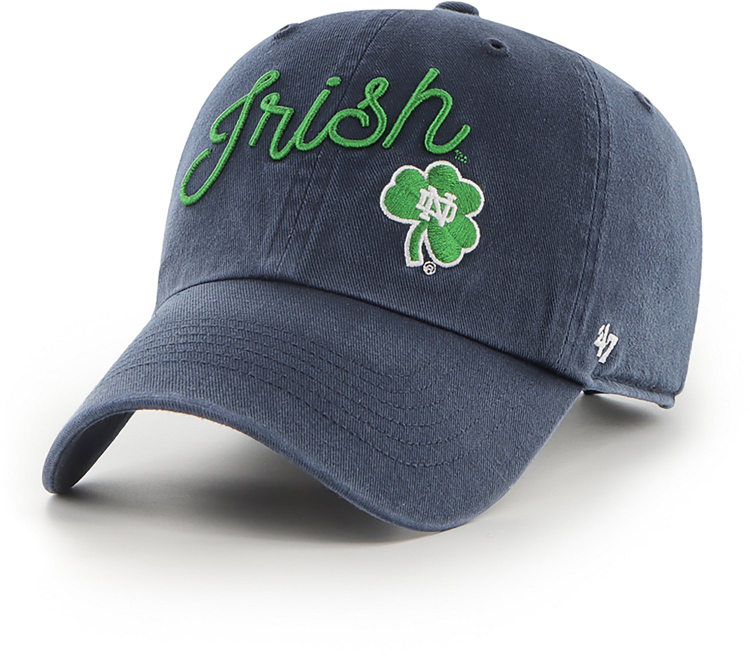 47 Brands Women's University of Notre Dame Fighting Irish Script Millie Clean Up Cap