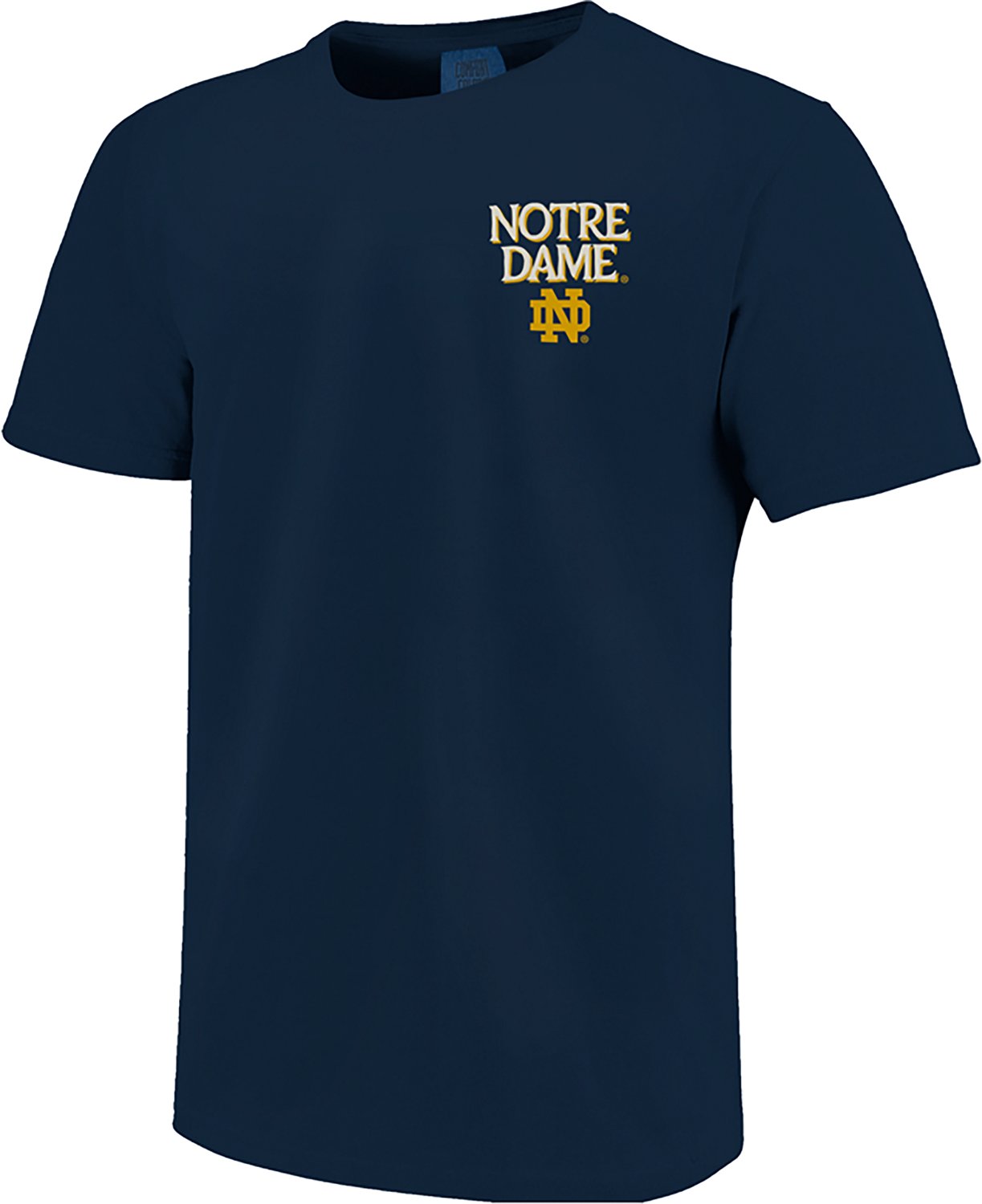 Image One Men's University of Notre Dame Roughed Up Treeline Graphic T-shirt - view number 2