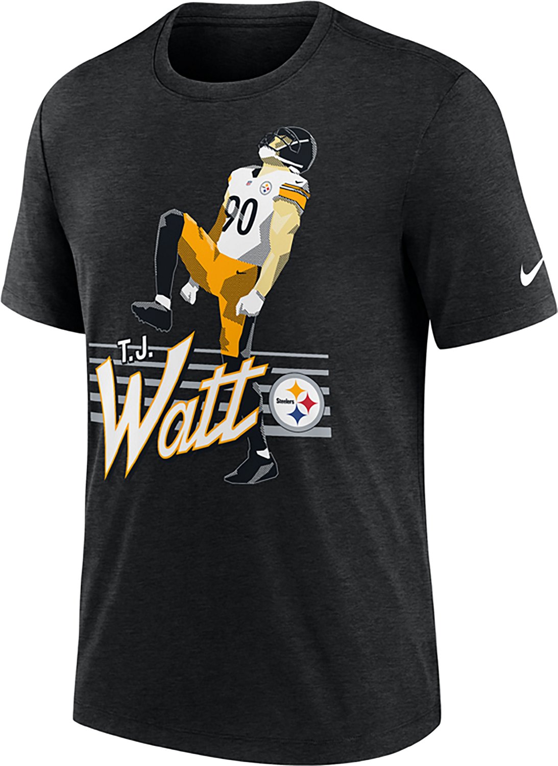 Nike Men's Steelers T. Watt Local Player Pack T-shirt - view number 2