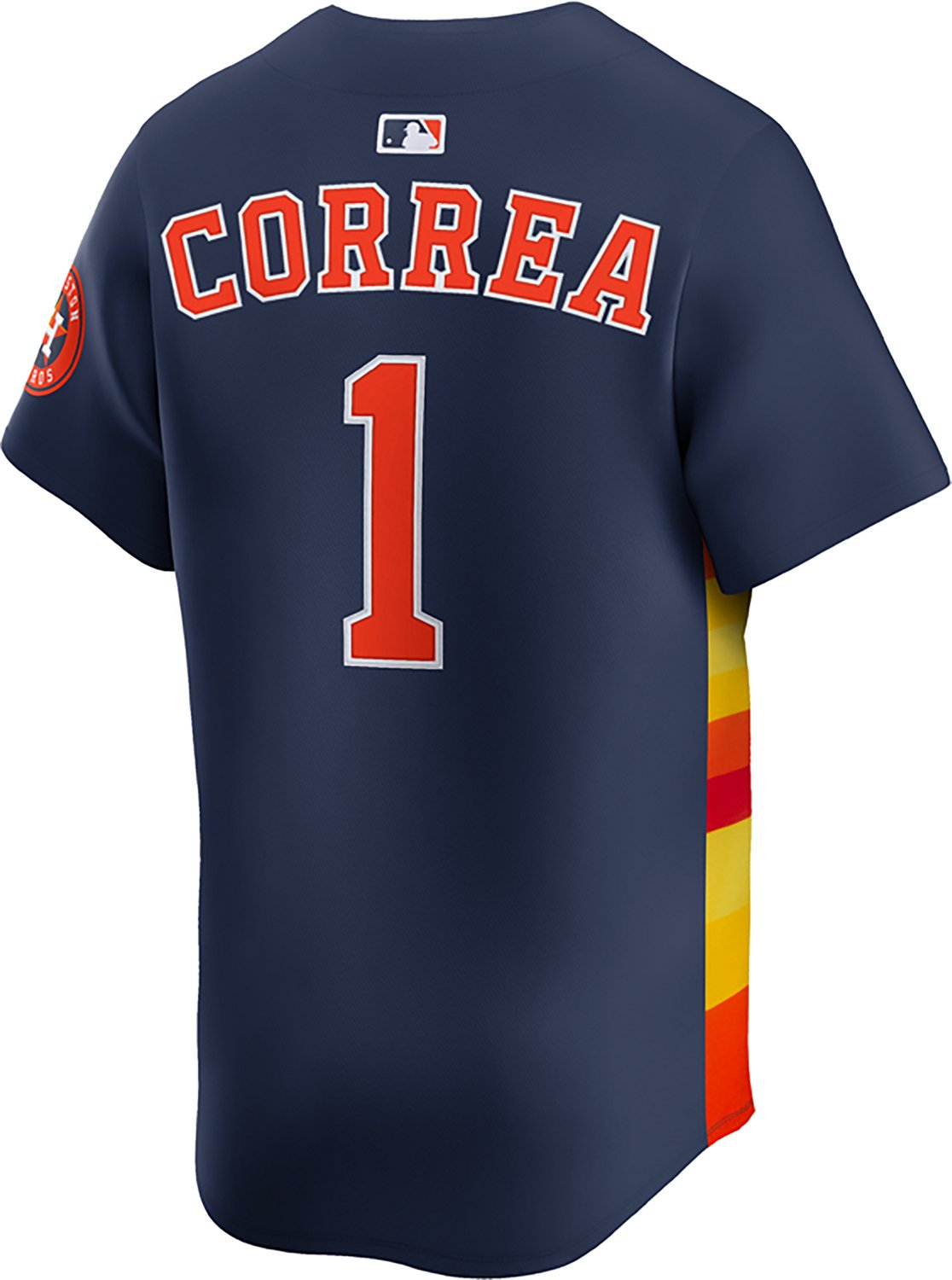 Nike Men's Astros Correa ALT 2 Limited Player N&N Jersey - view number 3