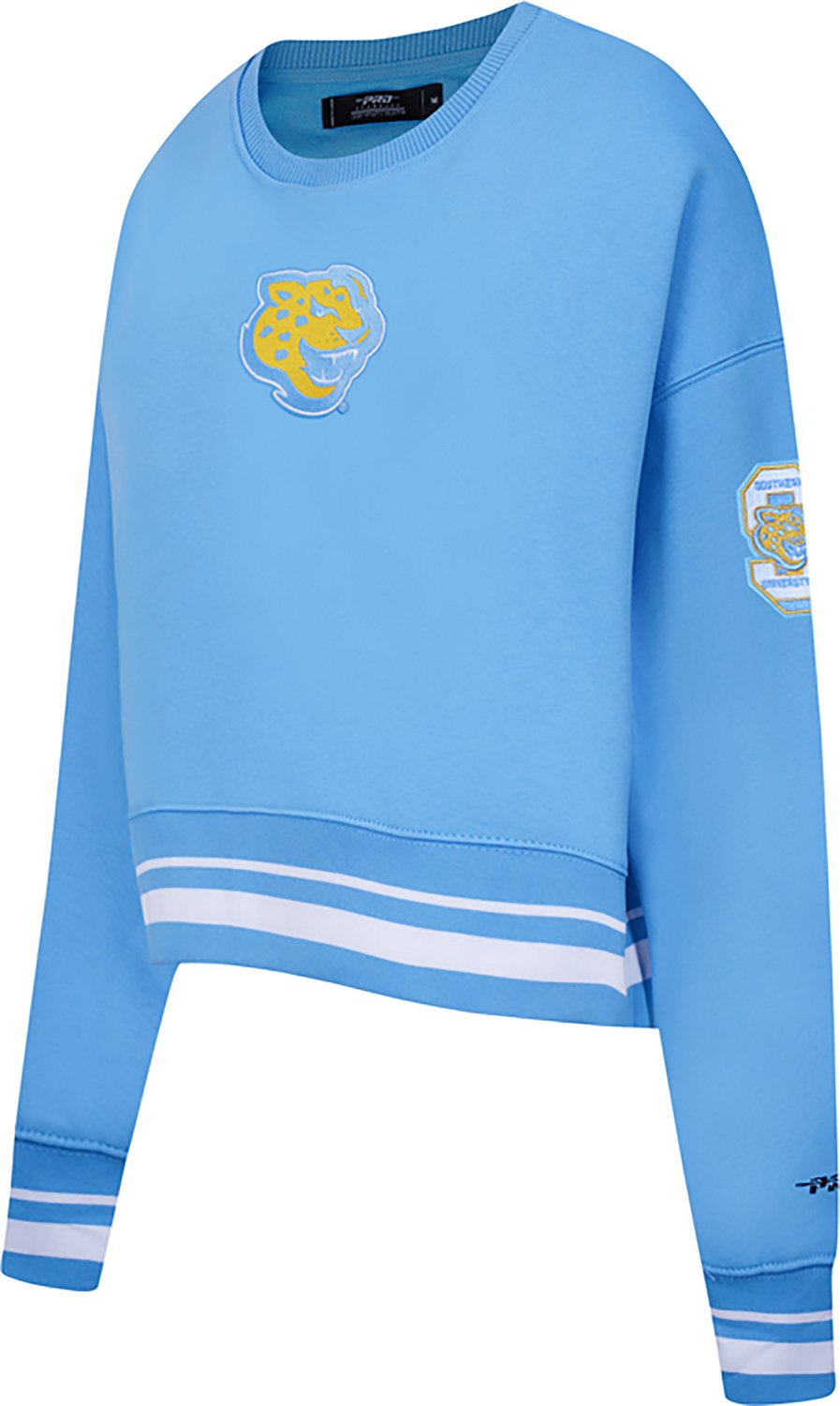 Pro Standard Women's Southern University Jaguars Small Mascot Crew Fleece - view number 2