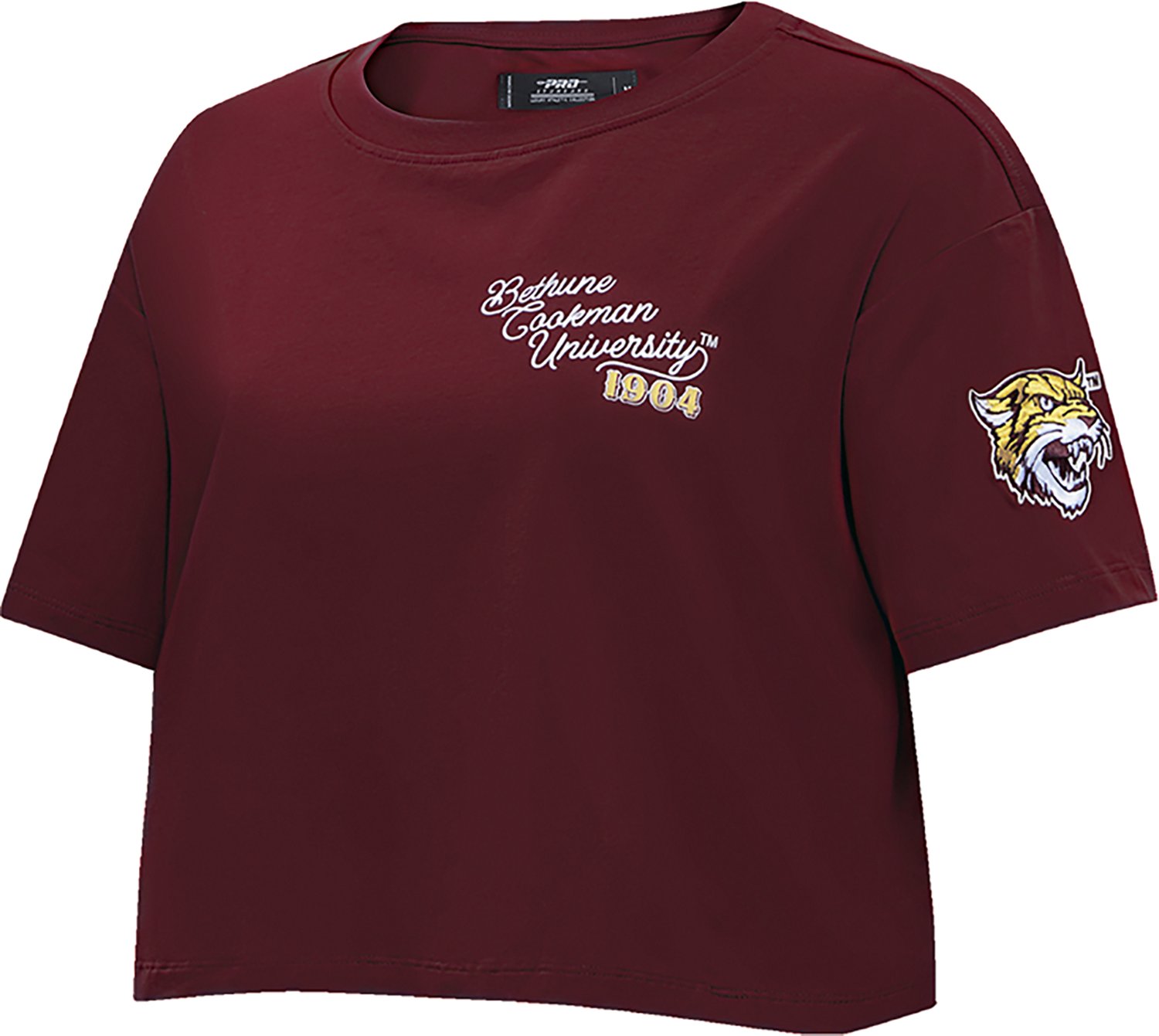 Pro Standard Women's Bethune-Cookman Wildcats Vintage Varsity Boxy Short Sleeve T-shirt - view number 2