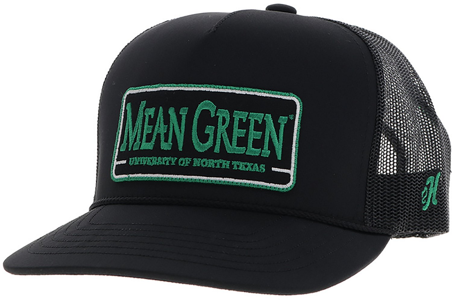 Hooey Men's North Texas Mean Green Patch Structured Cap