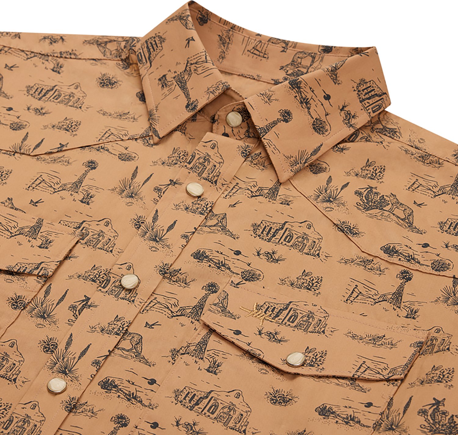 Texas Standard Men's Ranger Pearl Snap Short Sleeve Shirt - view number 2