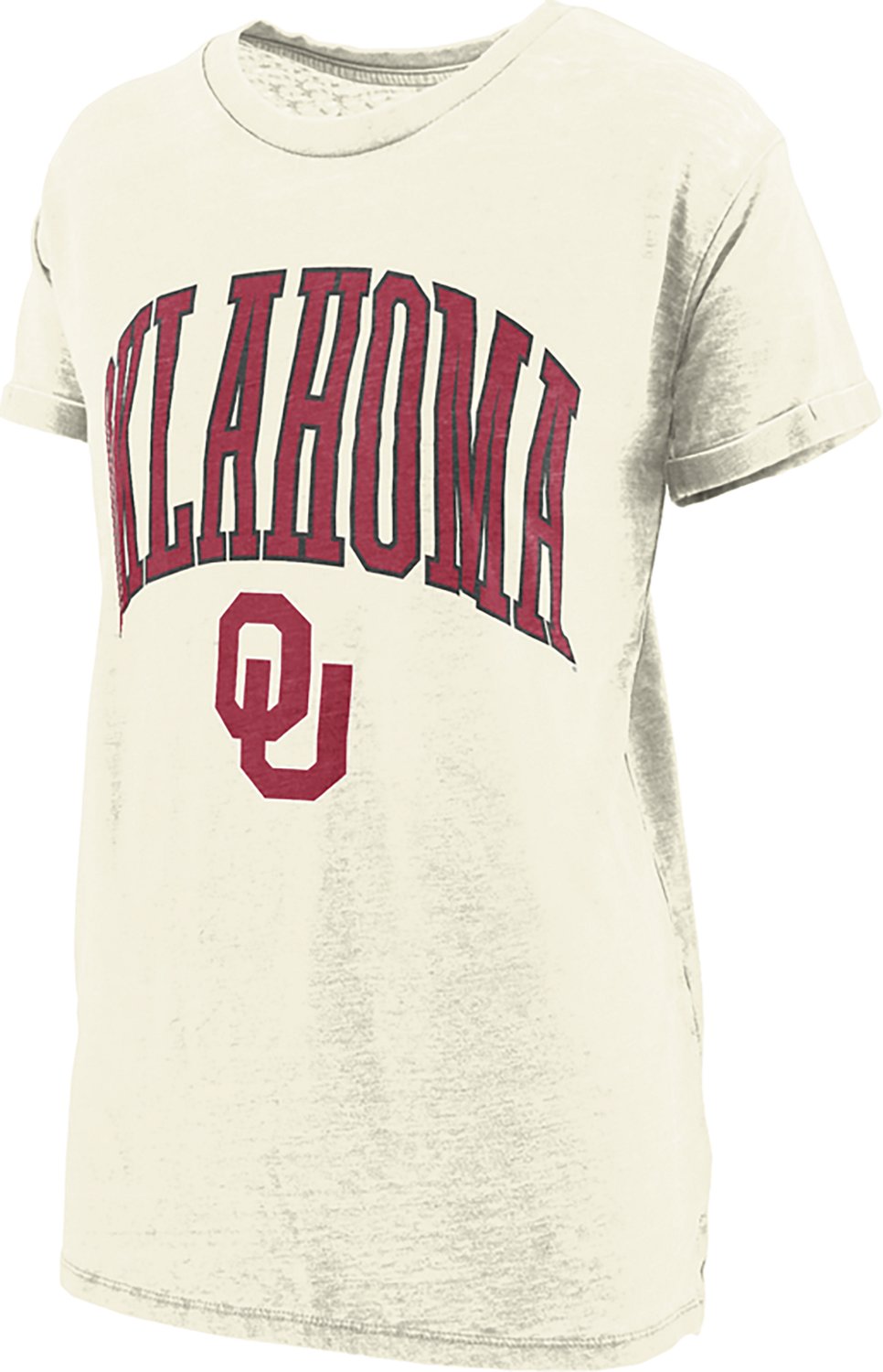 Three Square Women's University of Oklahoma New Zealand Vintage Boyfriend T-shirt