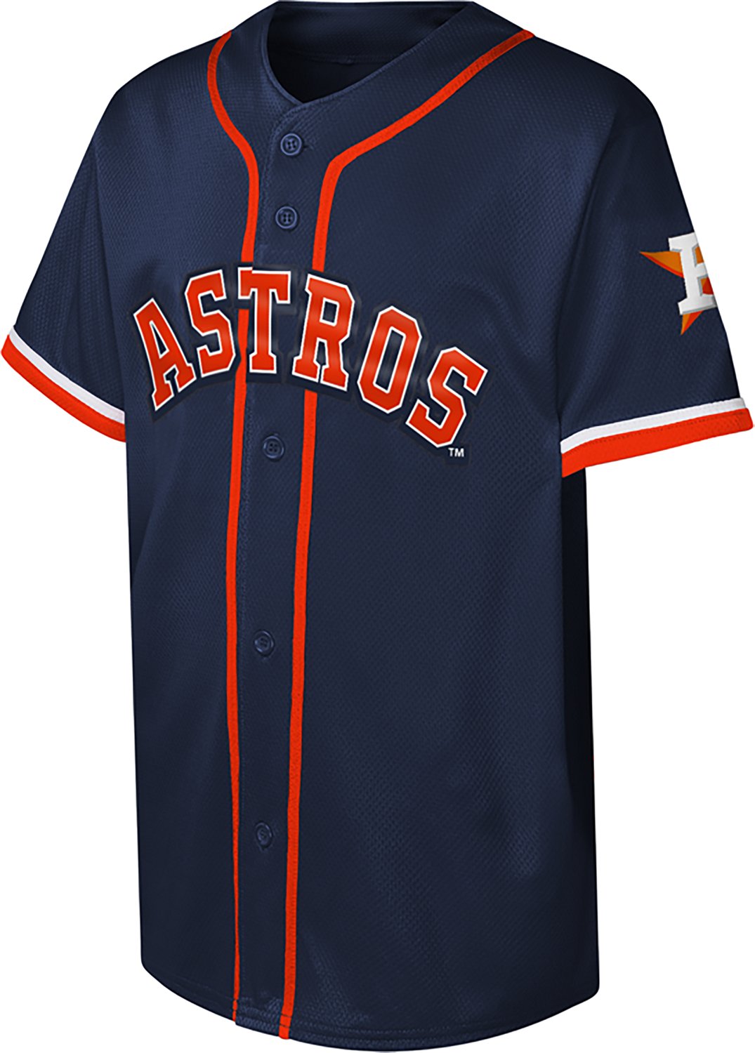 Outerstuff Boys' Houston Astros 4-7 Fashion Baseball Jersey - view number 2