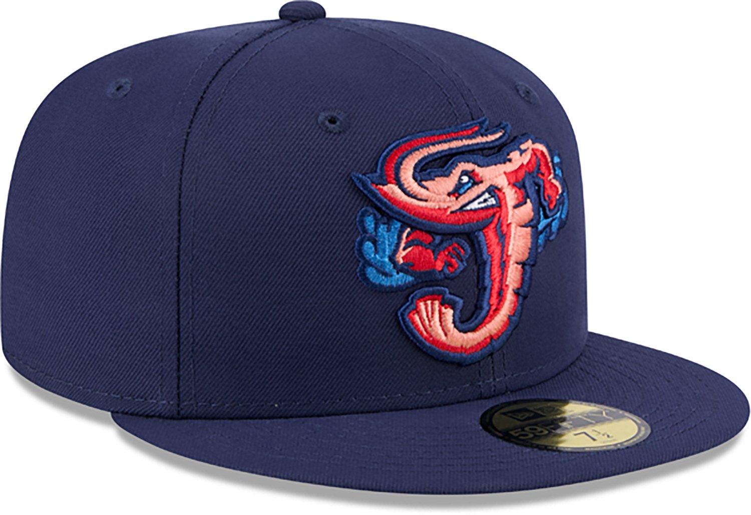 New Era Men's Jumbo Shrimp '25 MiLB OF Home 59FIFTY Fitted Cap - view number 3