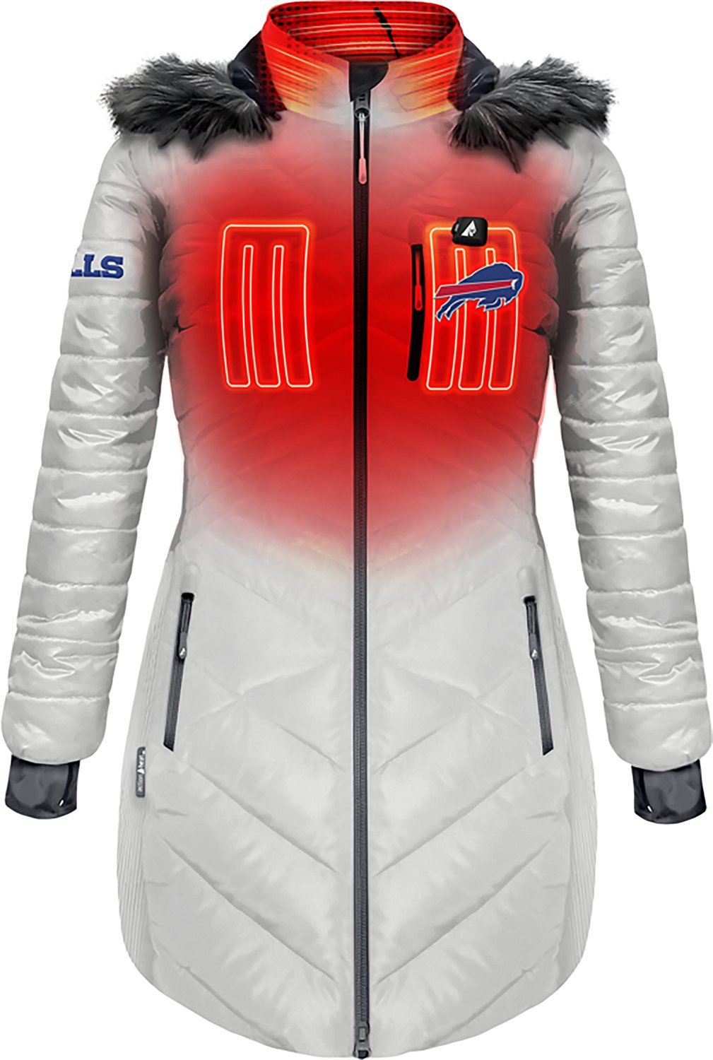 ActionHeat Women's Bills 5V Long Puffer Battery Heated Jacket