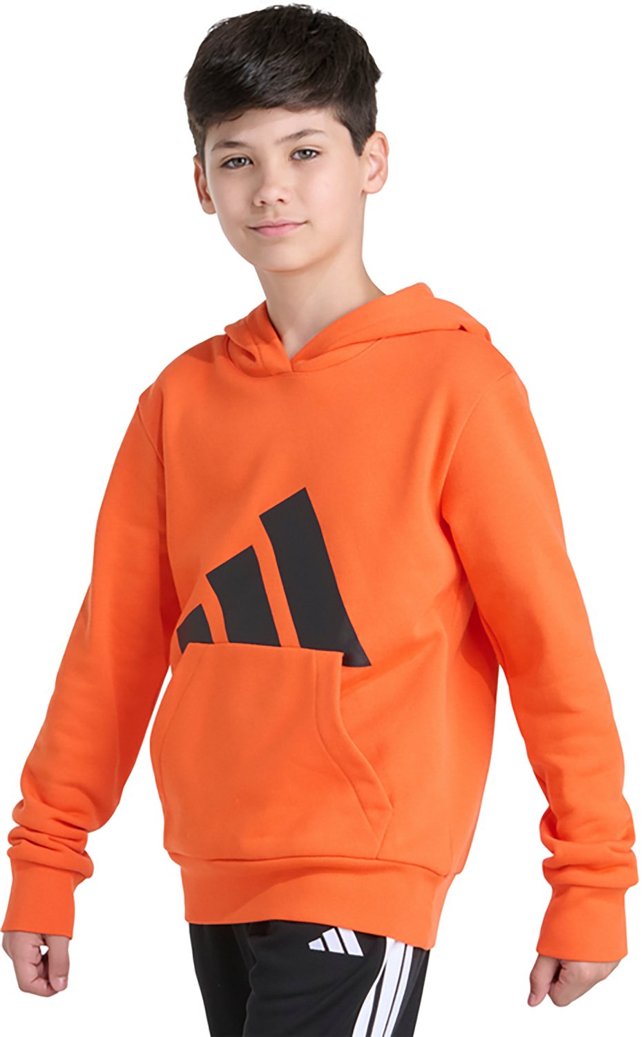 adidas Boys' Big Logo Fleece Pullover Hoodie - view number 3