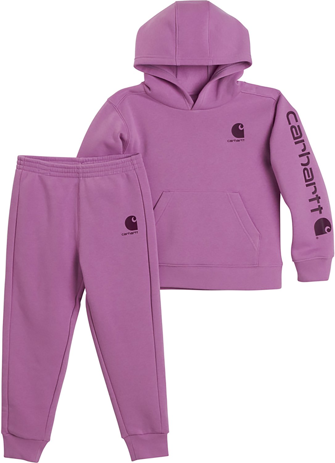 Carhartt Girls' Logo Hoodie and Pants Set