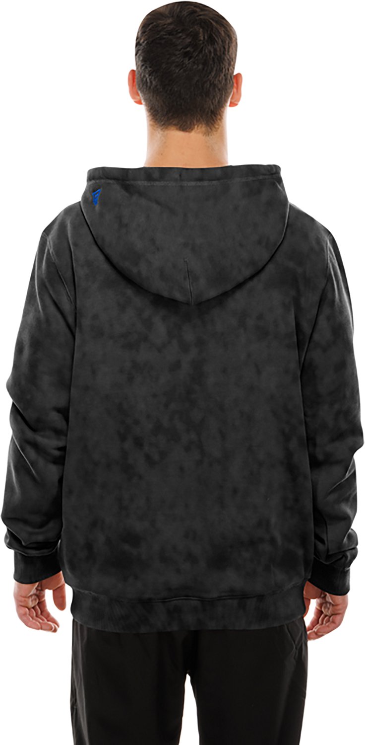 New Era Men's Dallas Mavericks Black Enzyme Washed Long Sleeve Hoodie - view number 2