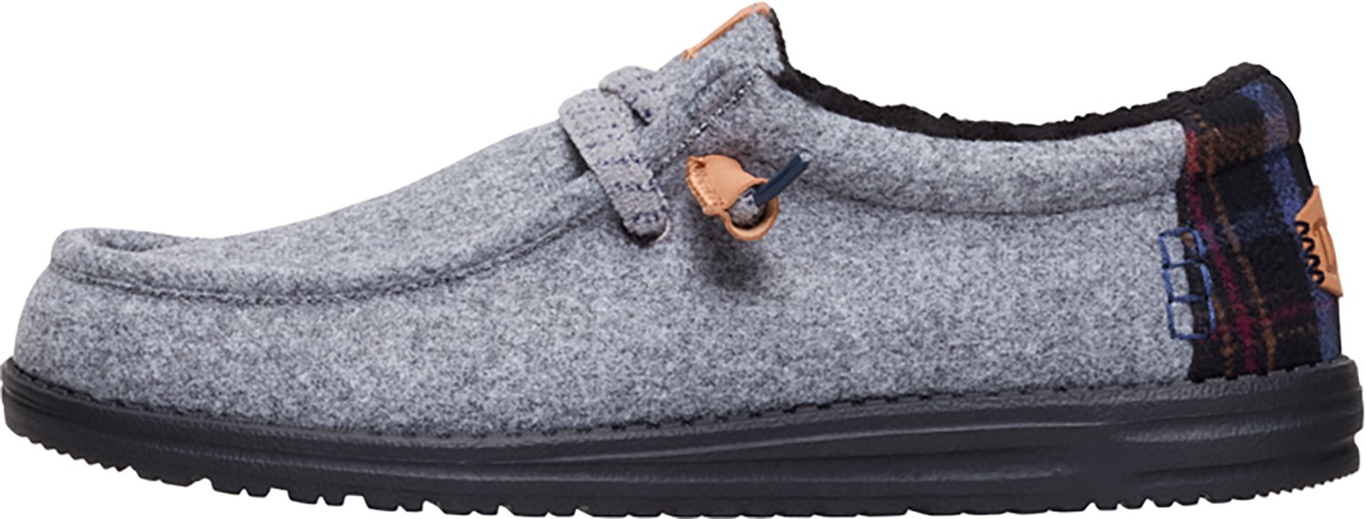 HEYDUDE Men's Wally Cozy Plaid Shoes - view number 2