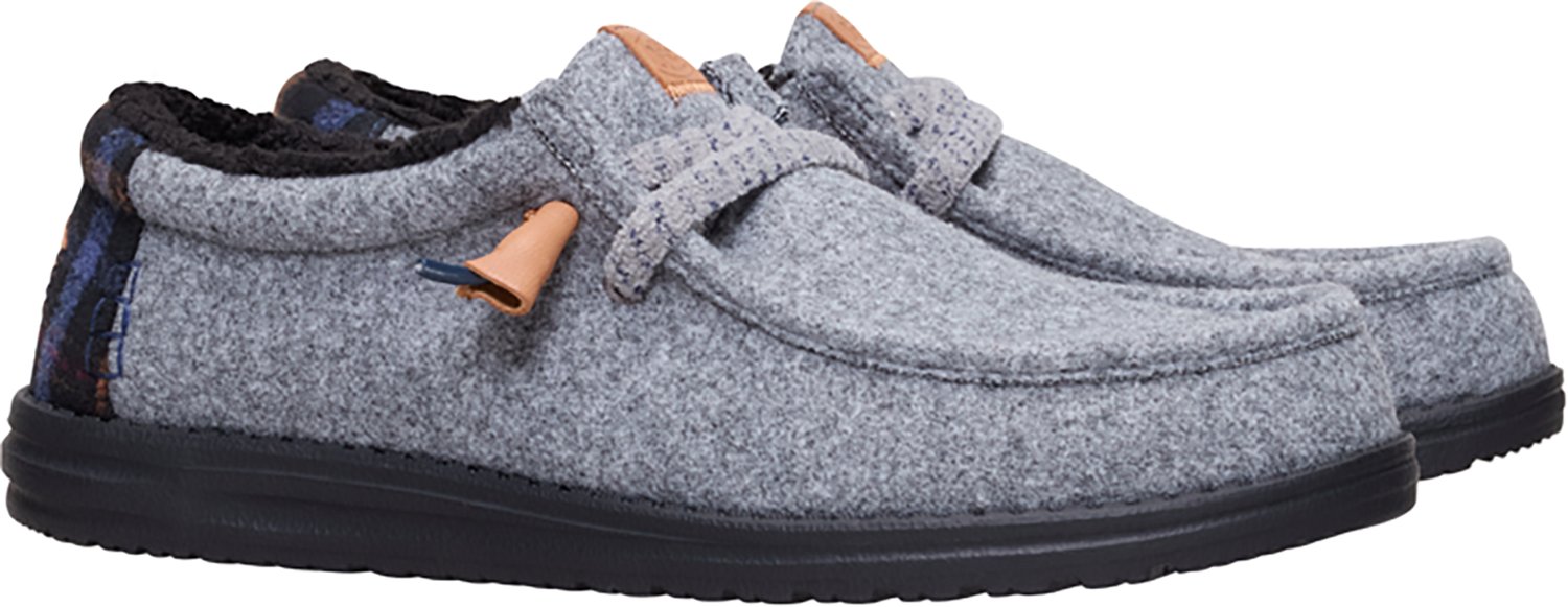 HEYDUDE Men's Wally Cozy Plaid Shoes - view number 3