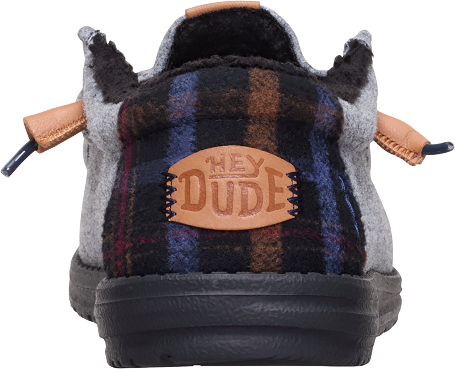 HEYDUDE Men's Wally Cozy Plaid Shoes - view number 7