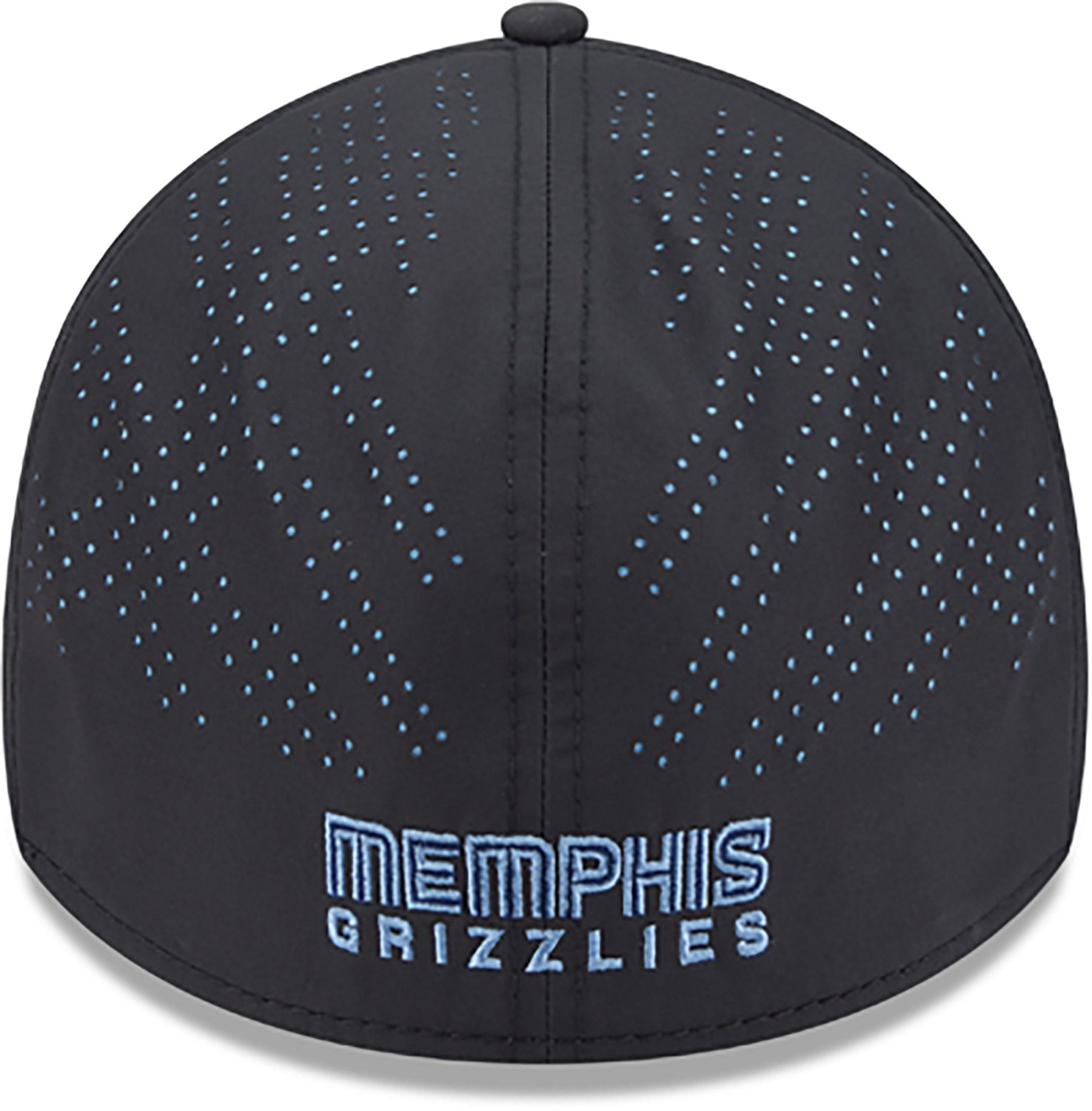 New Era Men's Grizzlies Night Black 39THIRTY Cap - view number 6