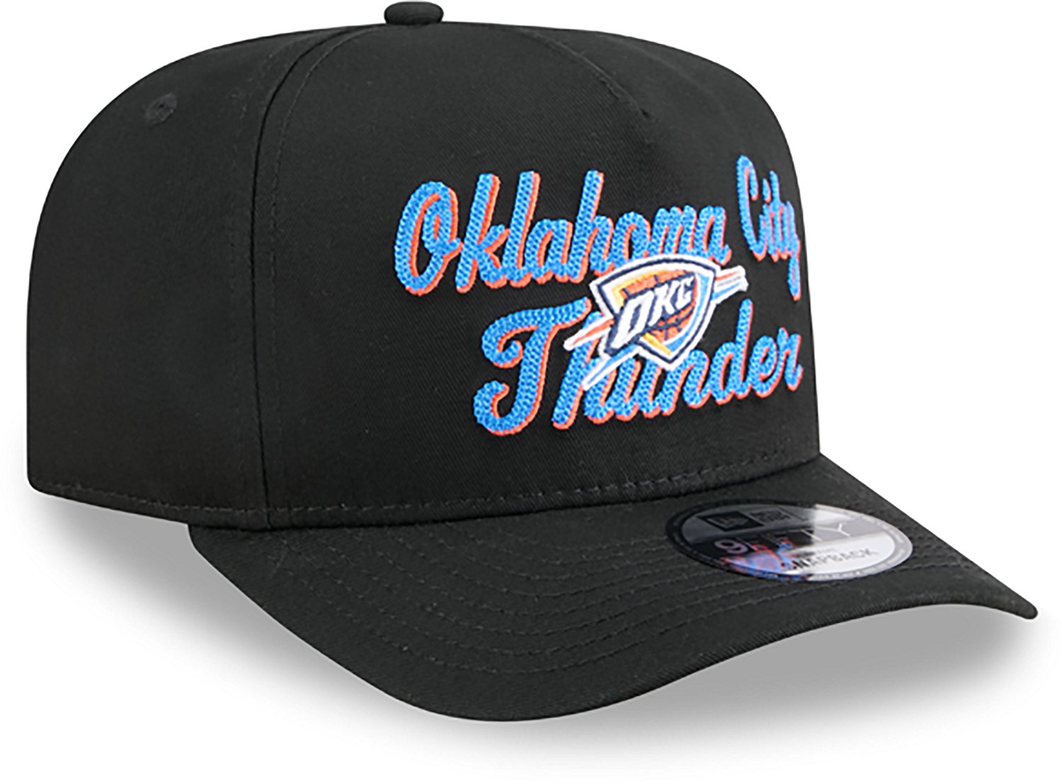 New Era Adults' Oklahoma City Thunder 9FIFTY Chainstitch Cap - view number 3