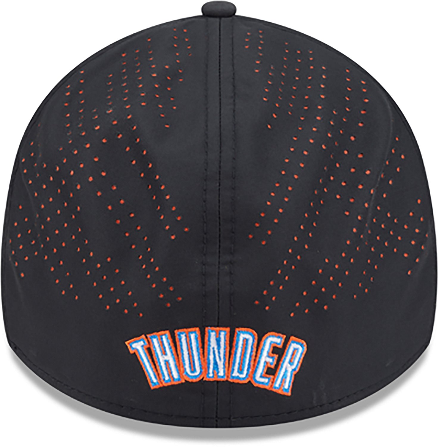 New Era Men's OKC Thunder Night Black 39THIRTY Cap - view number 6