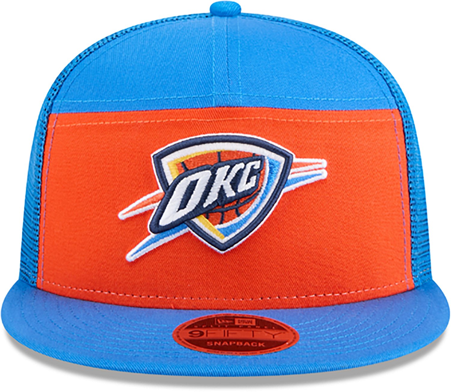 New Era Men's Oklahoma City Thunder Outdoor 9FIFTY Split Cap - view number 2