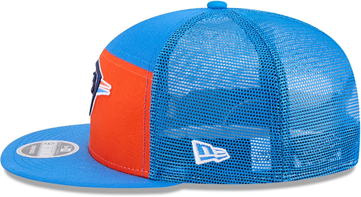 New Era Men's Oklahoma City Thunder Outdoor 9FIFTY Split Cap - view number 4
