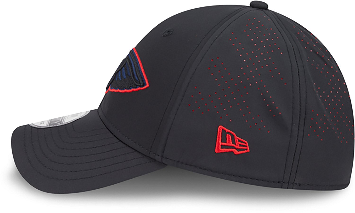 New Era Men's Pelicans Night Black 39THIRTY Cap - view number 4