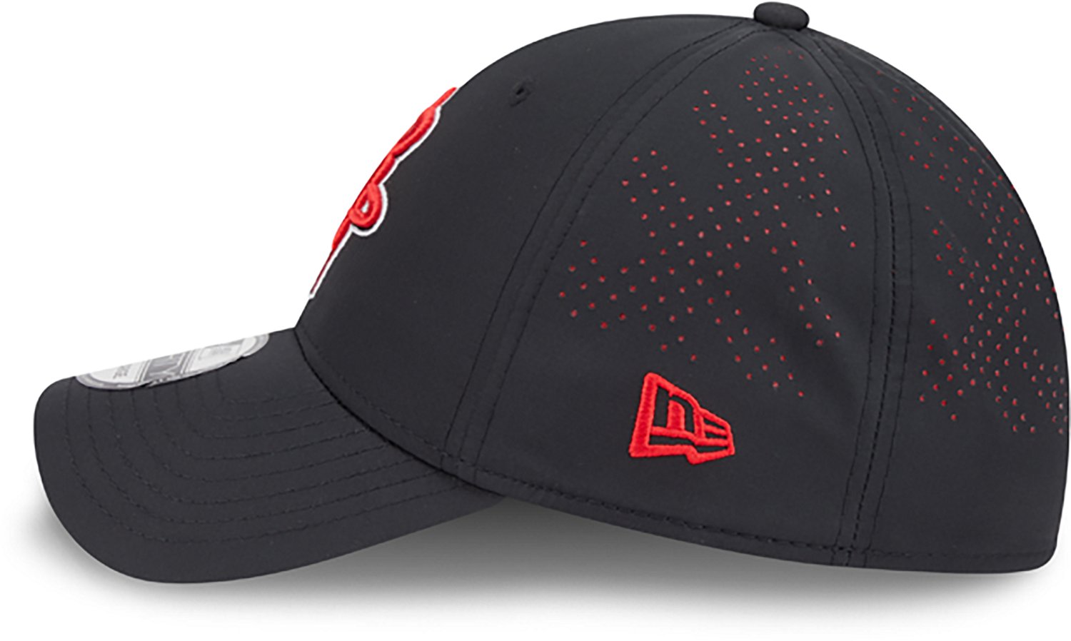 New Era Adults' Houston Rockets 39THIRTY Night Black Cap - view number 4