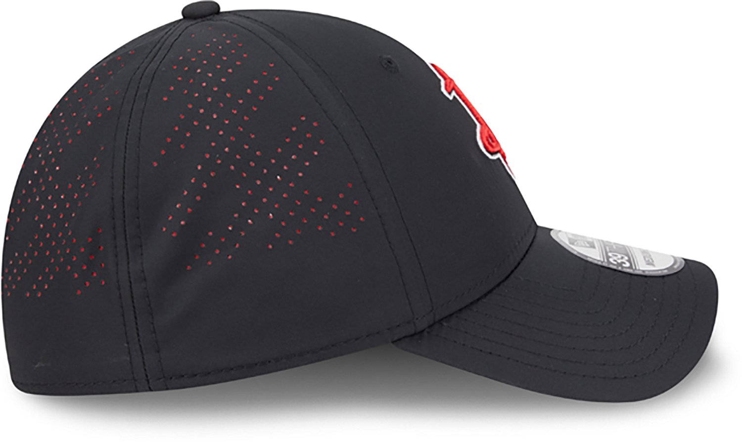 New Era Adults' Houston Rockets 39THIRTY Night Black Cap - view number 5